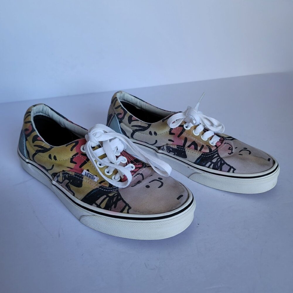 Vans Peanuts by Schulz Rare Unisex Graphic Print Shoes. Women 10/Men 8.5